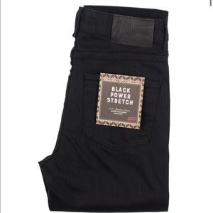 Naked & Famous High Skinny Black Power Stretch